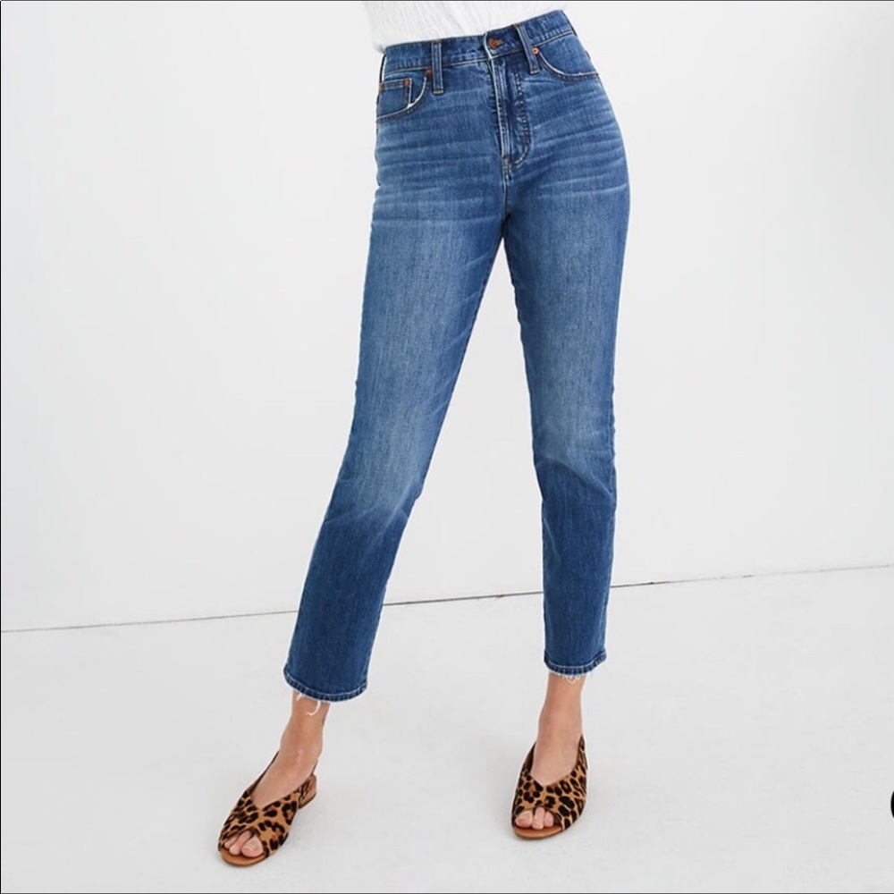 Madewell The Perfect Vintage Crop Jean Cassie Wash